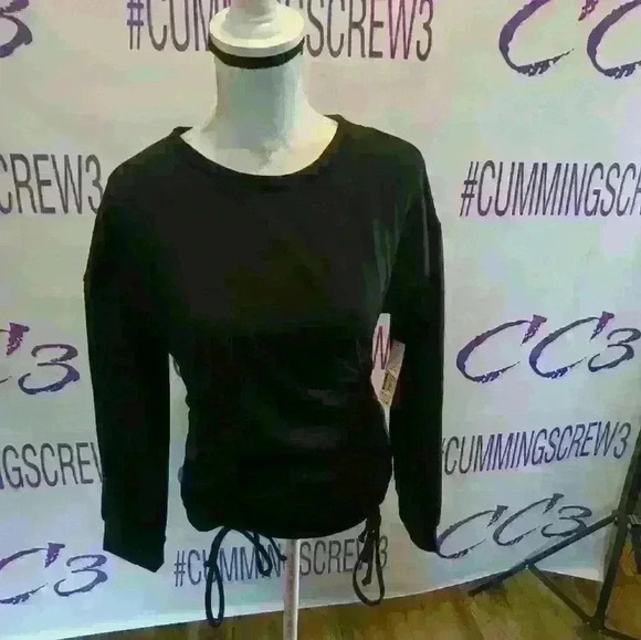 No boundaries black rushed side tee multiple available brand new with tags - Picture 2 of 8